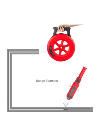 Wall Pipe Blockage Detector Red/Black 300x360x45millimeter