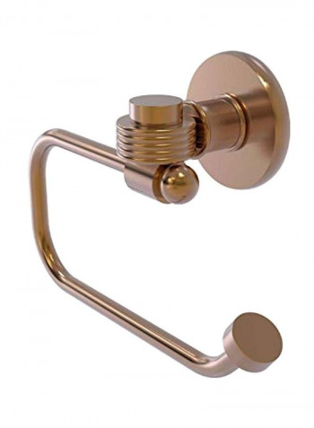 Continental Collection Euro Style Twisted Accents Toilet Paper Holder Gold 6.8x7x5.3inch