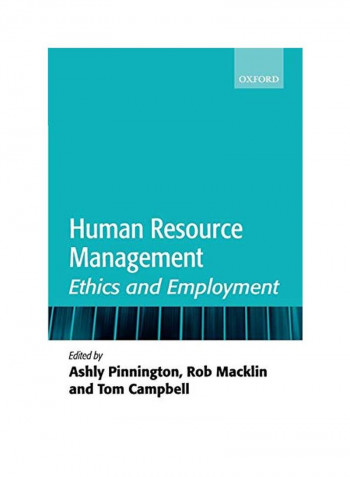Human Resource Management: Ethics And Employment Paperback
