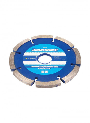 2-Piece Mortar Raking Diamond Blade Blue 115 x 22.23millimeter