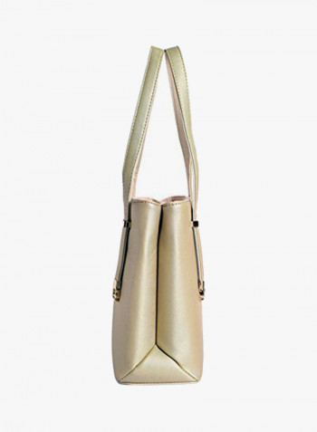 Polyester Blend Handbag LWHB01947GOLDEN Gold