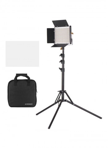 Portable LED Photography Light Panel Black/White