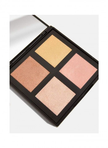 The Glowing Face Highlighter Palette متعدد الألوان
