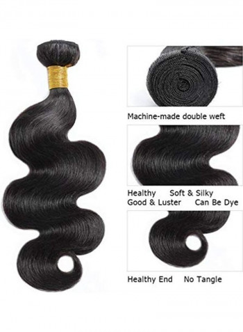 Wave Hair Extensions Bundles Black 100g