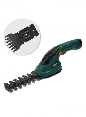 2-in-1 Multifunctional Cordless Grass Shear Dark Green 35x8.50x11.80centimeter