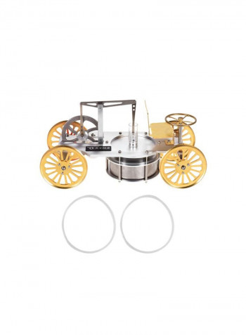 Low Temperature Metal Stirling Engine Kit Gold/Silver