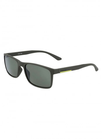 Men's Full-Rim TR90 Rectangle Sunglasses - Lens Size: 57 mm