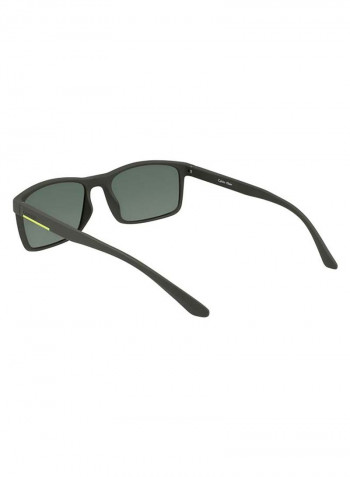 Men's Full-Rim TR90 Rectangle Sunglasses - Lens Size: 57 mm