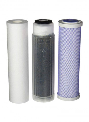 3-Piece Replacement Filter Kit White/Black/Blue