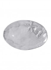Oval Sea Server Silver 13.75x9inch