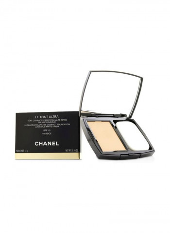 Le Teint Flawless Compact Foundation With SPF15 40 Beige