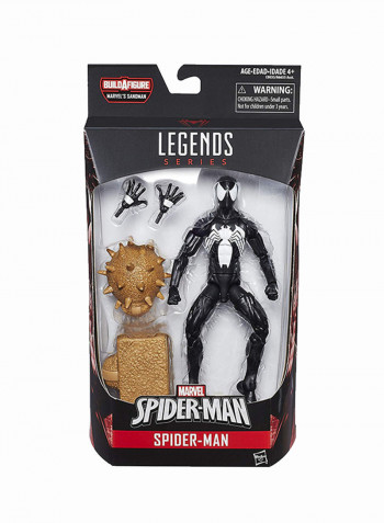 Legends Series Symbiote Spider-Man Action Figure 6 inch