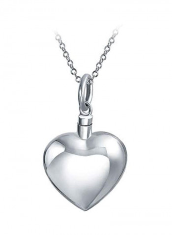 925 Sterling Silver Heart Shape Locket Pendant