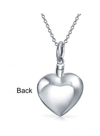 925 Sterling Silver Heart Shape Locket Pendant