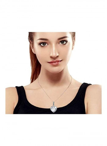 925 Sterling Silver Heart Shape Locket Pendant