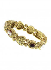 Crystal And Pearl Studded Cameo Stretch Bracelet reviews Crystal And Pearl Studded Cameo Stretch Bracelet