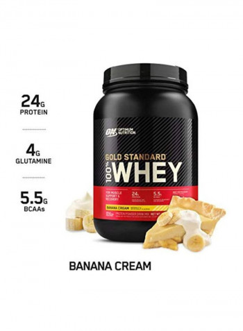 Gold Standard Whey Protein - Banana Cream - 907 Gram