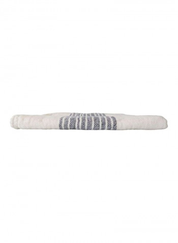 Organic Cotton Towel White/Black 23.7x49.2inch