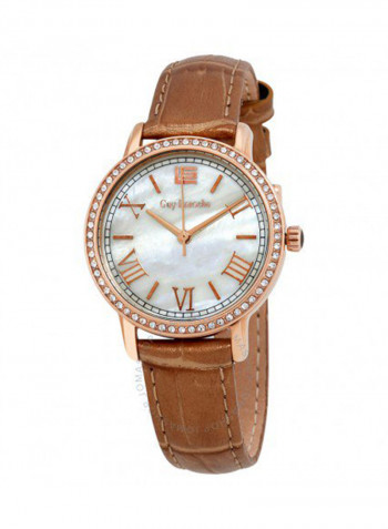 Women's Water Resistant Leather Analog Watch L2013-02