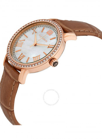 Women's Water Resistant Leather Analog Watch L2013-02