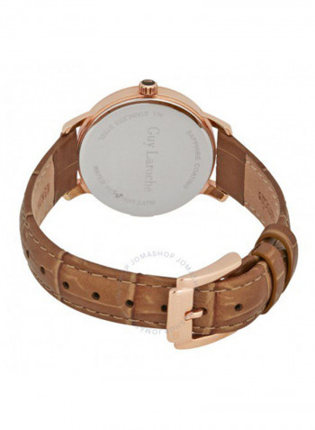 Women's Water Resistant Leather Analog Watch L2013-02