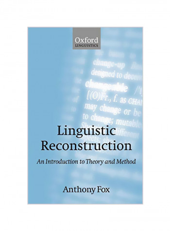 Linguistic Reconstruction: An Introduction to Theory and Method Paperback
