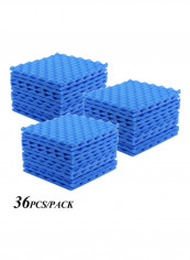 Studio Acoustic Foams Panels Sound Insulation Foam 30 * 30cm/ 12 * 12in, Pack of 36pcs, Blue reviews Studio Acoustic Foams Panels Sound Insulation Foam 30 * 30cm/ 12 * 12in, Pack of 36pcs, Blue