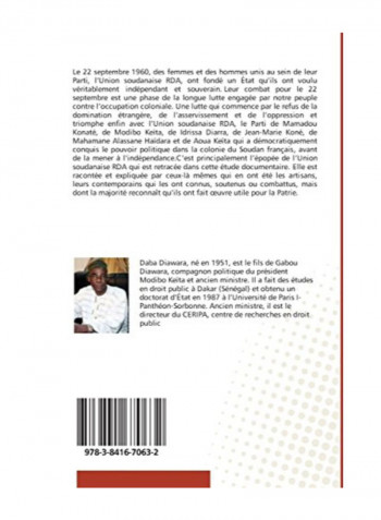 La Conquete De L'Ind Pendance Et L'Edification Du Nouvel Etat Du Mali Paperback