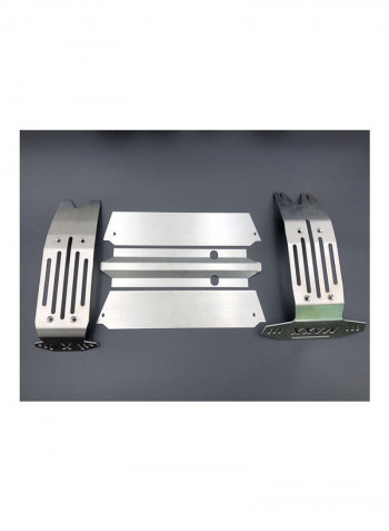 Stainless Steel Chassis Armor Front Rear Axle Protector Plate 23x23x23cm