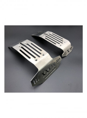 Stainless Steel Chassis Armor Front Rear Axle Protector Plate 23x23x23cm