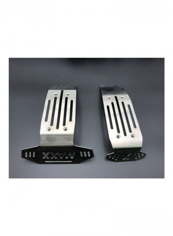 Stainless Steel Chassis Armor Front Rear Axle Protector Plate 23x23x23cm