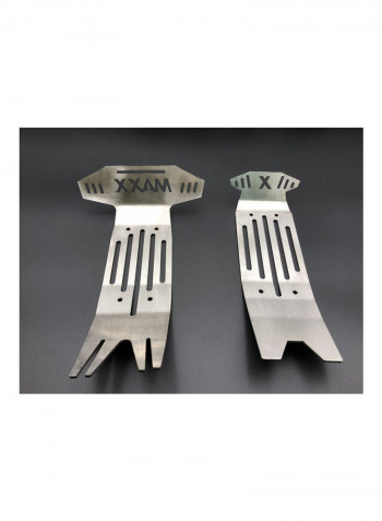 Stainless Steel Chassis Armor Front Rear Axle Protector Plate 23x23x23cm