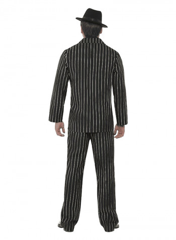 Gold Pinstripe Gangster Costume XL