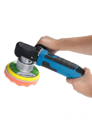 Adjustable Speed Dual Action Polishing Machine Blue/Black 35centimeter