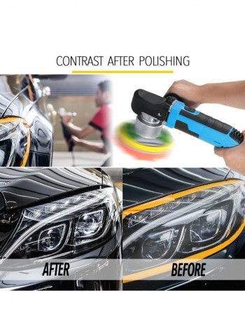 Adjustable Speed Dual Action Polishing Machine Blue/Black 35centimeter
