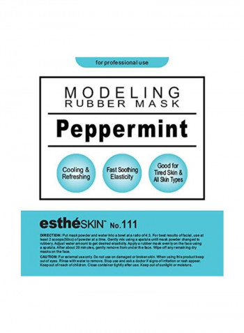 Pack Of 2 Peppermint Rubber Mask 35ounce