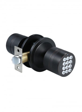Smart Digital Room Lock With BT Function Support Black 185 x 110 x 80millimeter