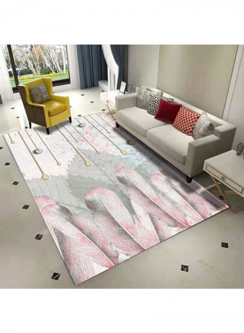 Feather Themed Modern Rug Multicolour 140x200cm