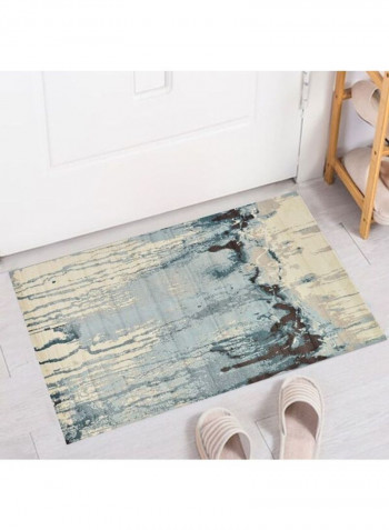1-Piece Soft Rectangle Print Floor Mat Multicolour 140x200cm