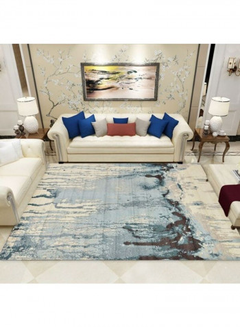 1-Piece Soft Rectangle Print Floor Mat Multicolour 140x200cm