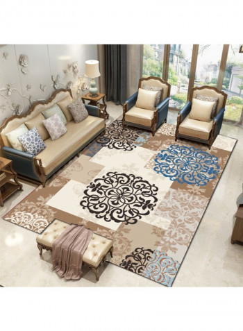 Classic European Style Printed Carpet Multicolour 140x200cm