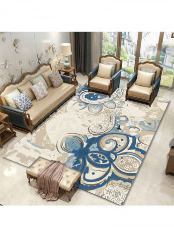Classic Floral Pattern Rug Multicolour 140x200cm