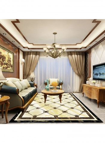 European Style Simple Plaids Pattern Comfy Floor Rug Multicolour 140x200cm