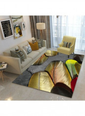 Modern Pattern Anti-Skidding Floor Mat Multicolour 140 x 200cm