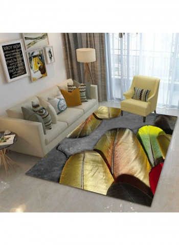 Modern Pattern Anti-Skidding Floor Mat Multicolour 140 x 200cm