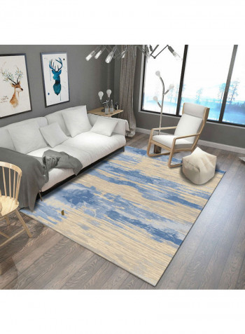 1-Piece Soft Rectangle Print Floor Mat Multicolour 140x200cm