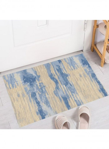 1-Piece Soft Rectangle Print Floor Mat Multicolour 140x200cm