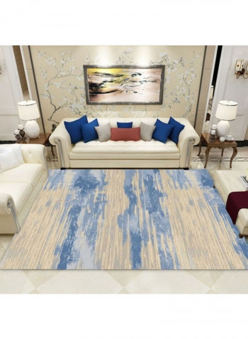 1-Piece Soft Rectangle Print Floor Mat Multicolour 140x200cm