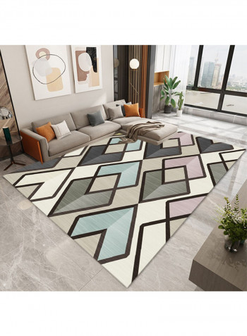 Anti-Slip Floor Rug Multicolour 140x200cm