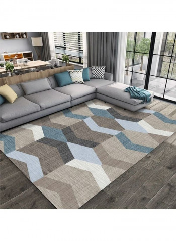 Modern Simple Geometric Pattern Rectangle Rug Multicolour 140x200cm